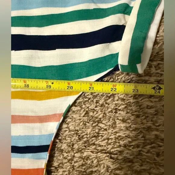 JODIFL Multicolor Striped V-Neck Dress - Picture 12 of 16